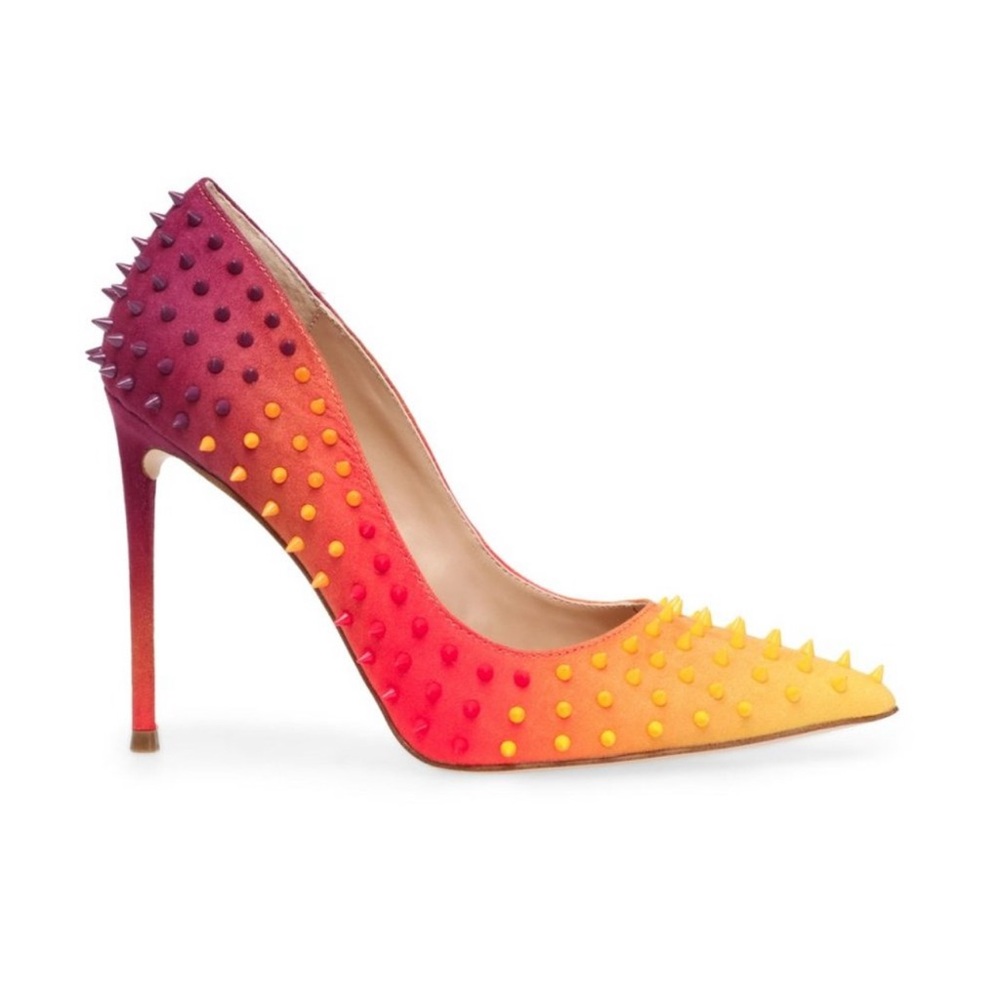 Steve Madden Red Pink Spiked Heels